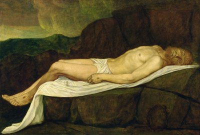 The Dead Christ by Alphonse Legros