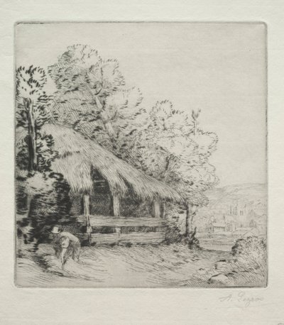 The Little Shed by Alphonse Legros
