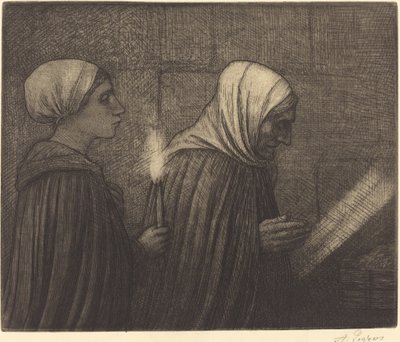 The Manger by Alphonse Legros
