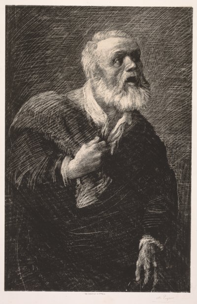 The Night Crier by Alphonse Legros