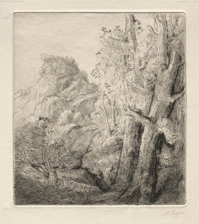 The Old City by Alphonse Legros