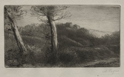 The Traveler Stretched out on the Grass by Alphonse Legros