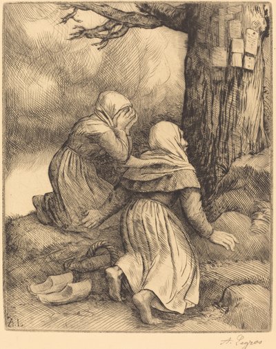 The Tree of Salvation by Alphonse Legros