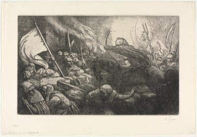 The Triumph of Death: The Proclamation by Alphonse Legros