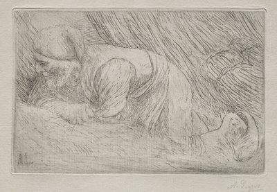 The Twig Gatherers by Alphonse Legros