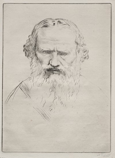 Tolstoy by Alphonse Legros