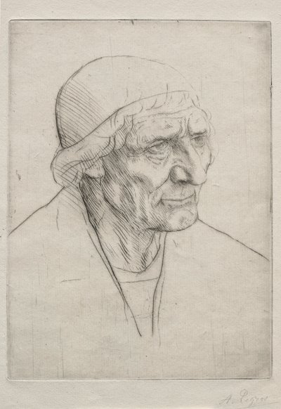 Head of Benediction by Alphonse Legros