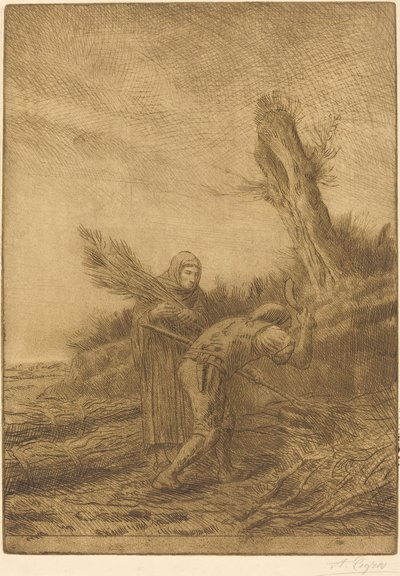 Twig-makers by Alphonse Legros