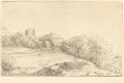 Village by Alphonse Legros