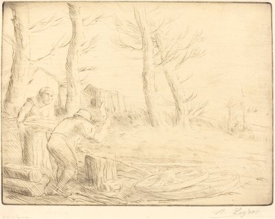 Wheelwright by Alphonse Legros