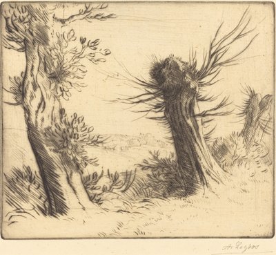 Willows by Alphonse Legros