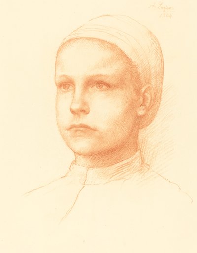 Young Peasant, 1904 by Alphonse Legros