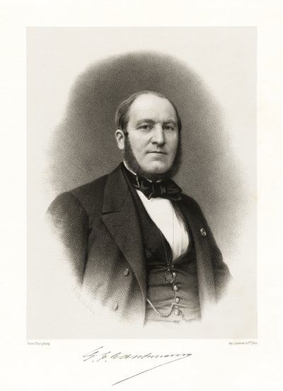 Georges Eugène Haussmann by Alphonse Leon Noel