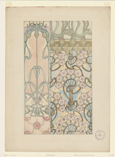 Ornament by Alphonse Mucha