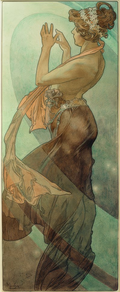 Evening Star by Alphonse Mucha