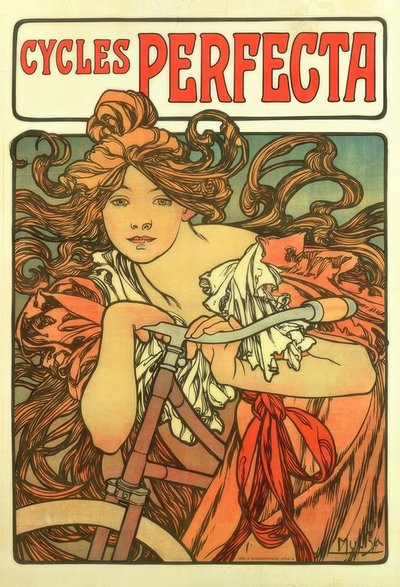Cycles Perfecta by Alphonse Mucha