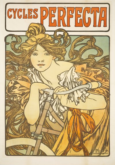 Cycles Perfecta by Alphonse Mucha