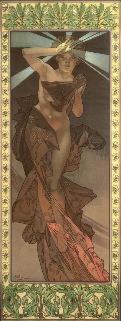 The Morning Star by Alphonse Mucha