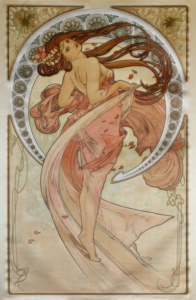 The Dance by Alphonse Mucha