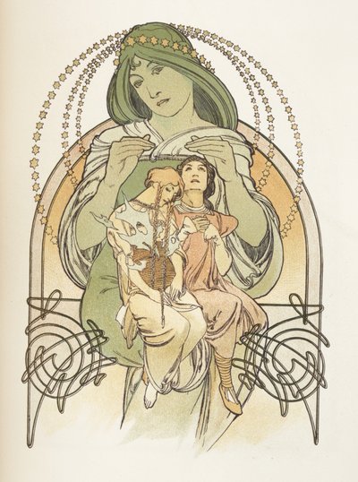 Illustration from Ilsee, Princess of Tripoli, 1897 by Alphonse Mucha
