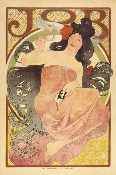 Job, c.1897-98 by Alphonse Mucha