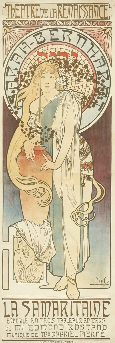 La Samaritaine, 1897 by Alphonse Mucha