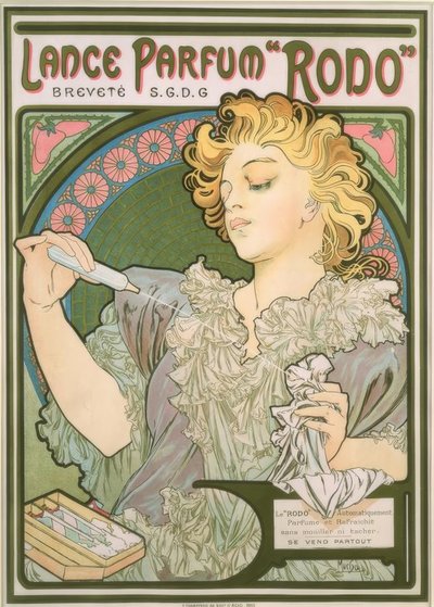 Perfume Lance Rodo by Alphonse Mucha