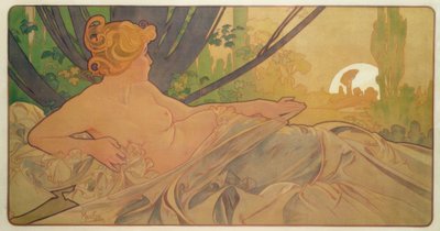 Dawn by Alphonse Mucha