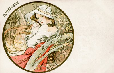 November by Alphonse Mucha