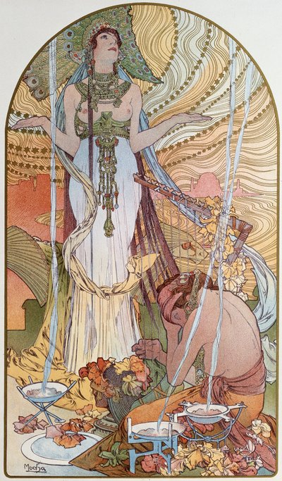 Salambo by Alphonse Mucha