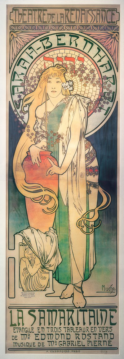 Sarah Bernhardt - The Samaritan Woman by Alphonse Mucha