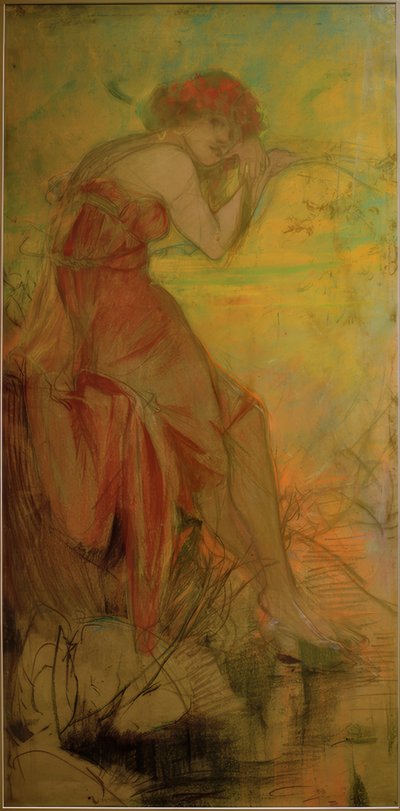 Summer by Alphonse Mucha
