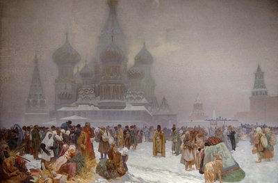 The Abolition of Serfdom in Russia by Alphonse Mucha