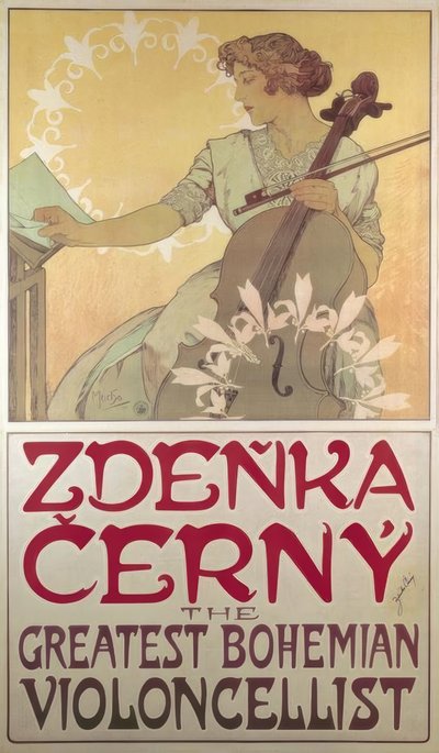 Zdenka Cerny by Alphonse Mucha