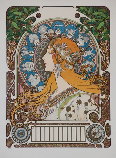 Zodiac by Alphonse Mucha