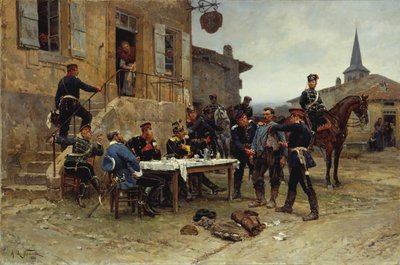 The Dispatch-Bearer by Alphonse de Neuville