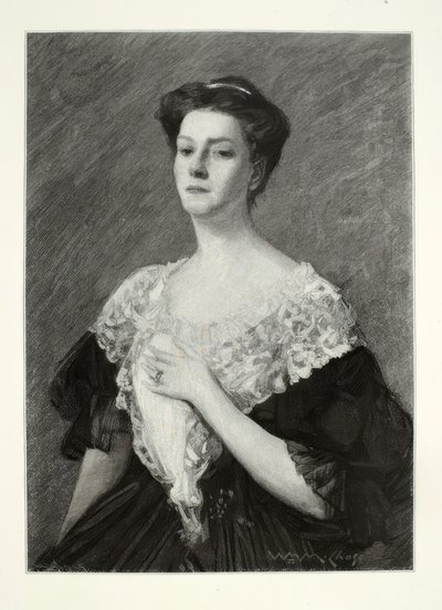 Portrait of a Woman by Alsace Henry Wolf