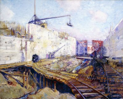 In the Lock, Miraflores by Alson Skinner Clark