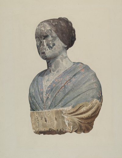 Figurehead from Schooner "Polly" by Alton K. Skillin