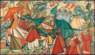 Corpus Christi Procession by Amadeo de Souza Cardoso