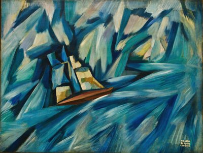Sailboat by Amadeu de Souza Cardoso