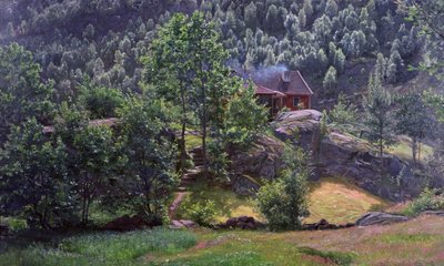 A smallholding by Amaldus Nielsen