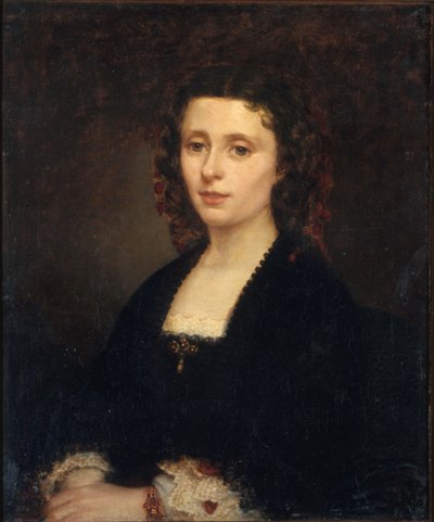 Portrait of Athénaïs Mialaret by Amandine Parrot