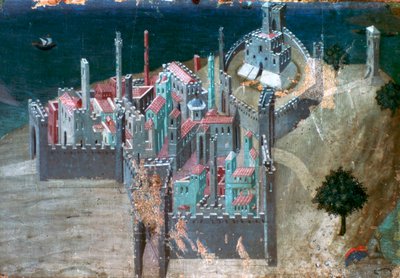 View of a Coastal City by Ambrogio Lorenzetti