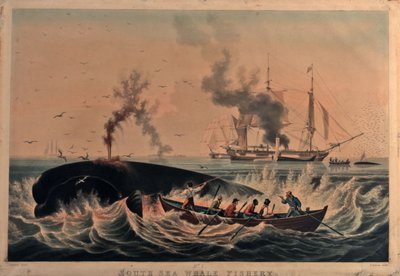 South Sea whale fishery by Ambroise Louis (after) Garneray