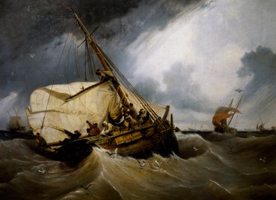 Cod Fishing by Ambroise Louis Garneray