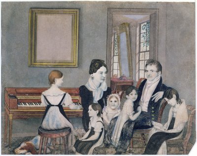 The Schuyler Family, 1824 by Ambrose Andrews