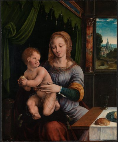 Madonna and Child by Ambrosius (attr. to) Benson