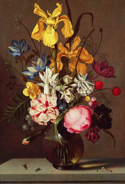 A Vase of Flowers by Ambrosius the Younger Bosschaert