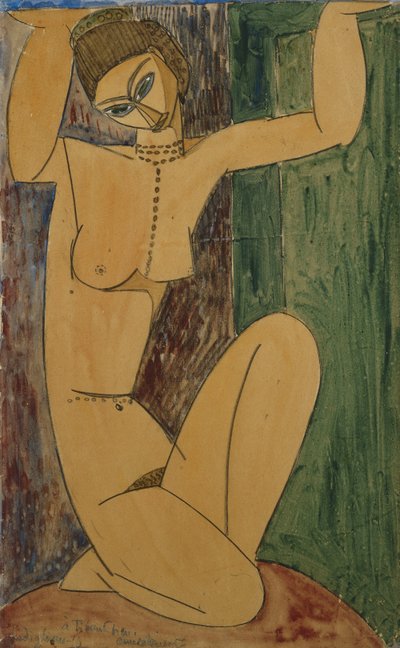 Caryatid by Amedeo Modigliani